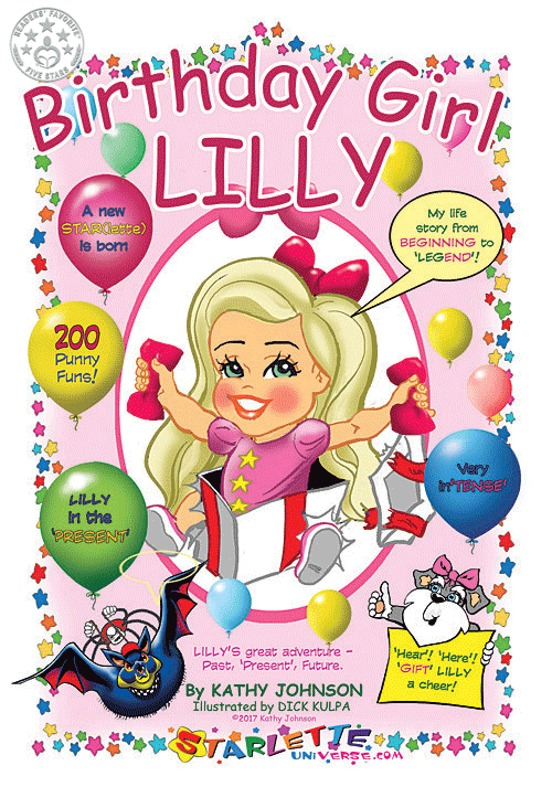 sneak preview Birthday Lilly Book